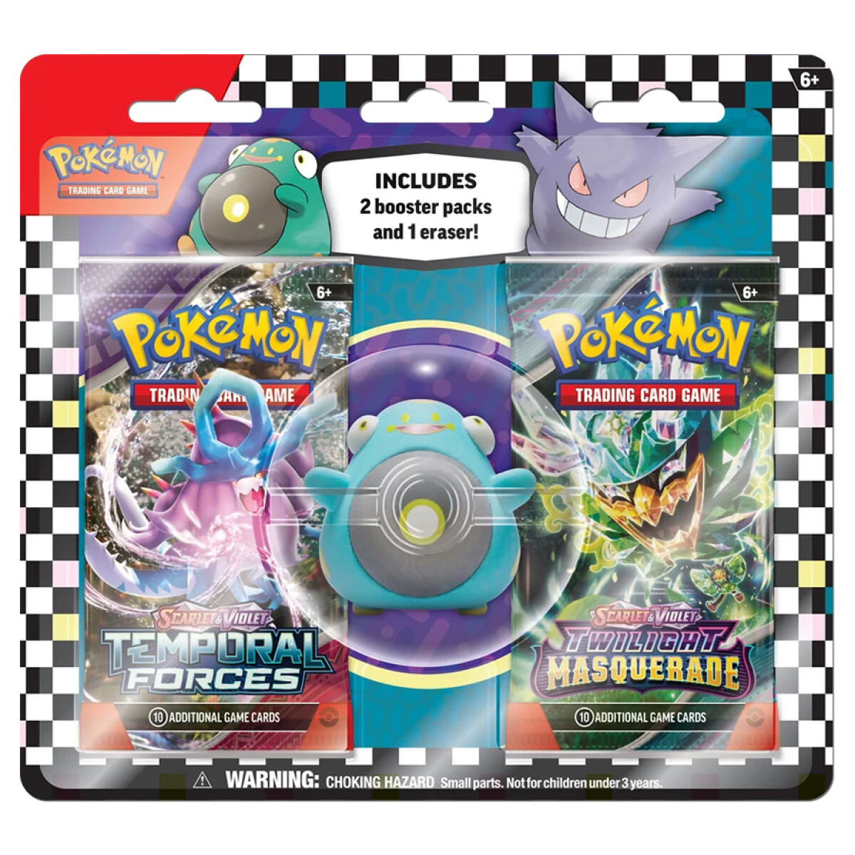 Pokémon Back to School 2024 - Bellibolt Eraser Blister [Inglés] 