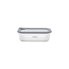Tupper de vidrio rectangular Tramontina Vittra con tapa hermética de silicona 0.64 lts 61227/510 Tupper de vidrio rectangular Tramontina Vittra con tapa hermética de silicona 0.64 lts 61227/510