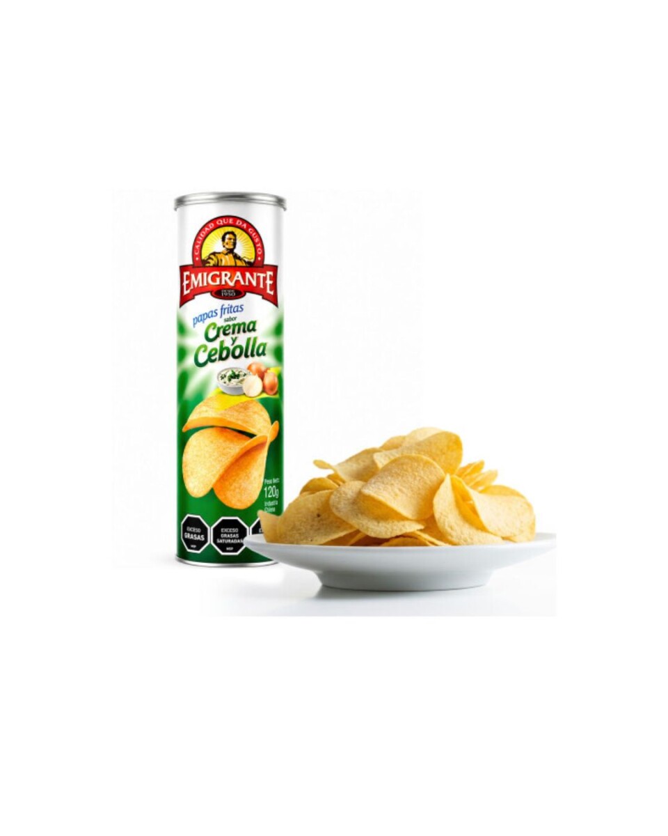 PAPAS FRITAS CON CREMA Y CEBOLLA 120G 