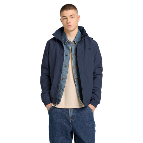 Casaca Waterproof Bomber Hombre Dark Sapphire