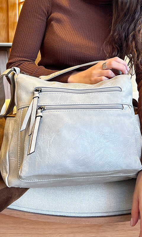 BANDOLERA MORRAL ROMA CEMENTO