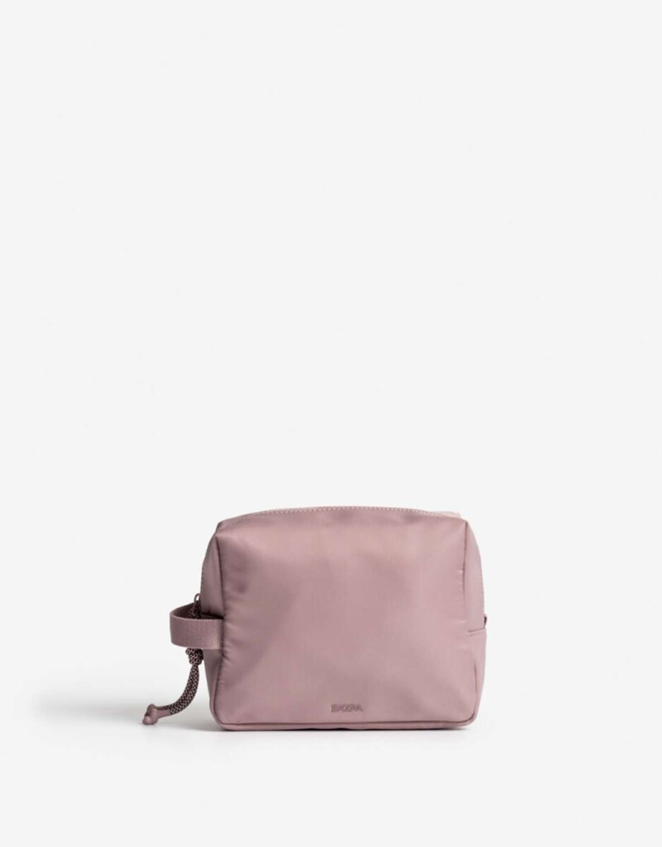 Porta Cosméticos De Nylon - Violeta Lila 