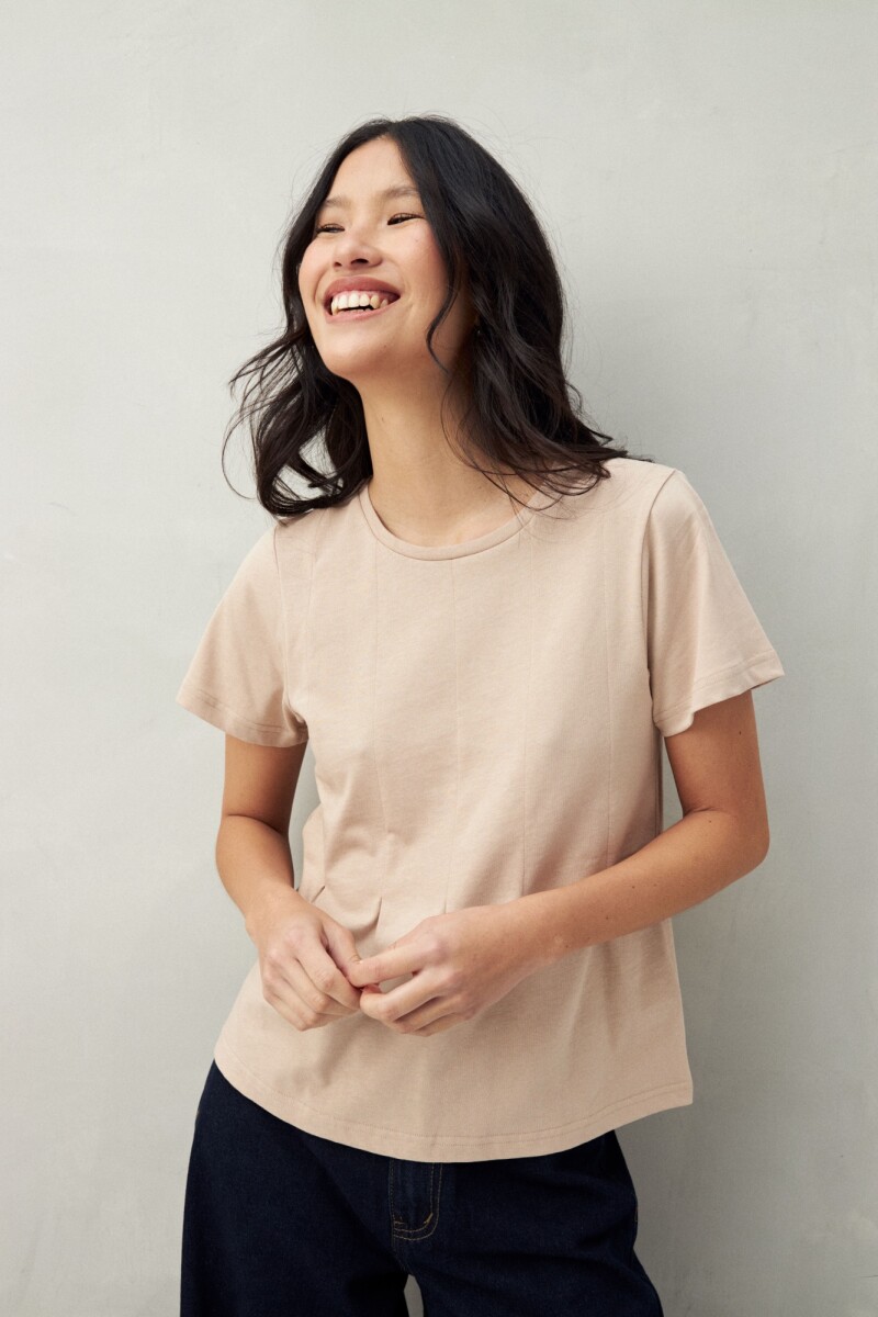 REMERA CALIRA Beige