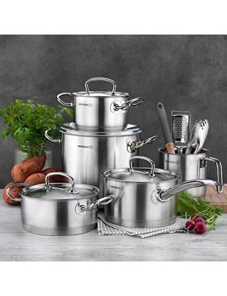 OLLA AC.INOX 3L 16x16CM SATIN PROLINE KORKMAZ OLLA AC.INOX 3L 16x16CM SATIN PROLINE KORKMAZ