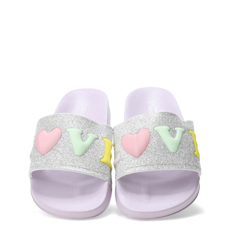 Sandalias de Niña MINI Miss Carol Texi Con Palabra Love Lila