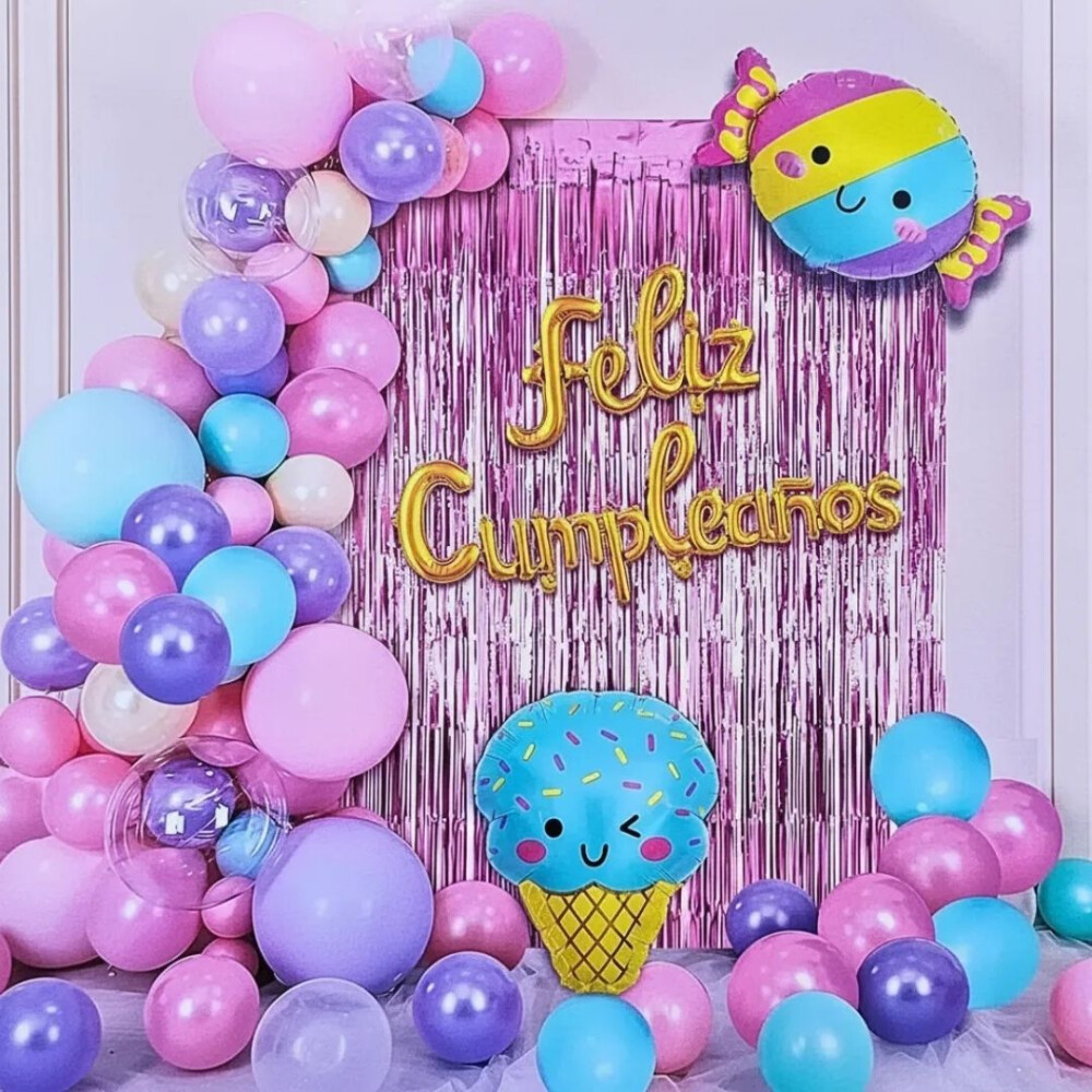 Set De Globos Para Decoración, Tema Dulce Set De Globos Para Decoración, Tema Dulce
