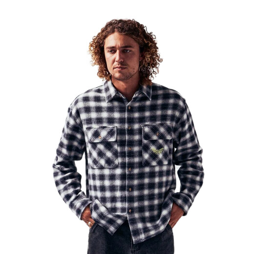 Camisa Former Manners Plaid - Negro Camisa Former Manners Plaid - Negro