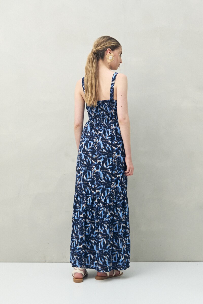 VESTIDO COCO Celeste Cielo