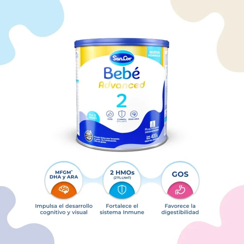 Sancor Bebé Advanced 2 400 Grs. Sancor Bebé Advanced 2 400 Grs.