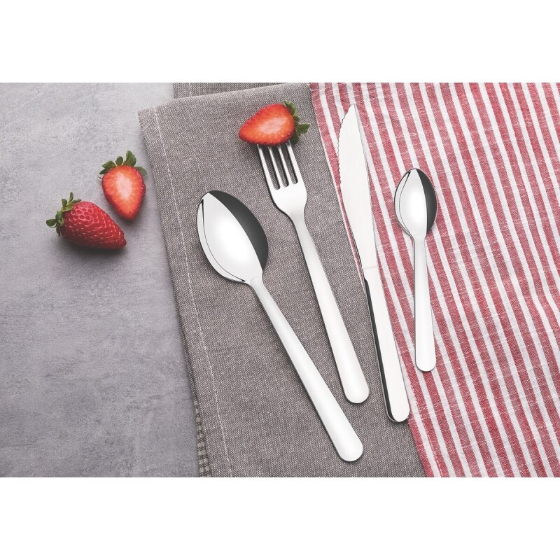 JUEGO DE CUBIERTOS 24pzas - ACERO INOXIDABLE - LINEA "MALIBU" - 23798/046 JUEGO DE CUBIERTOS 24pzas - ACERO INOXIDABLE - LINEA "MALIBU" - 23798/046