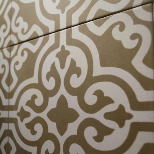 Porcelanato Beige Blanco Mate Tipo Patchwork 20X20Cm Piso Pared GAMAS DE BEIGE