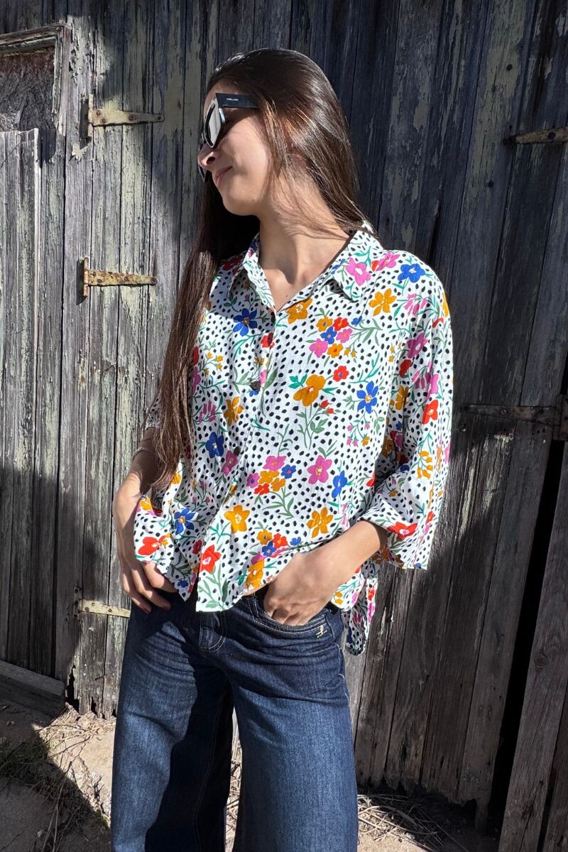 Camisa Flora - Estampado floral 