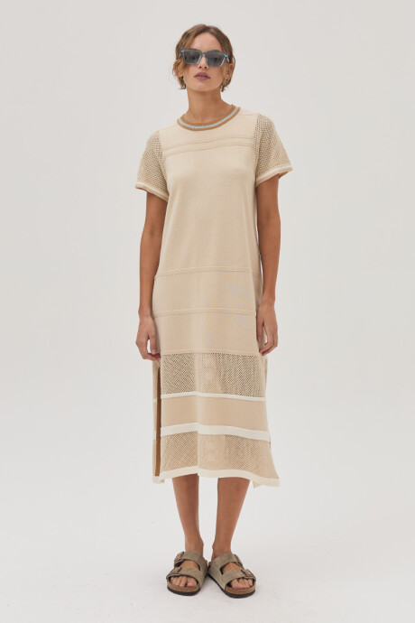Vestido Loren Crudo