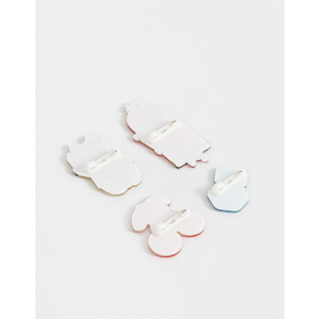 Set De Pines Acrílicos Combinacion Multicolor