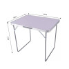 Mesa Plegable De Aluminio 0.80 x 0.60 Beige Mesa Plegable De Aluminio 0.80 x 0.60 Beige