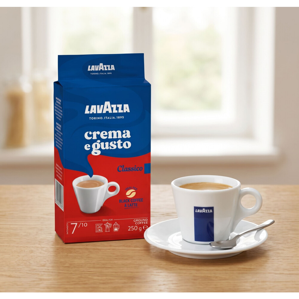 Café molido Lavazza Crema e Gusto 250 g Café molido Lavazza Crema e Gusto 250 g