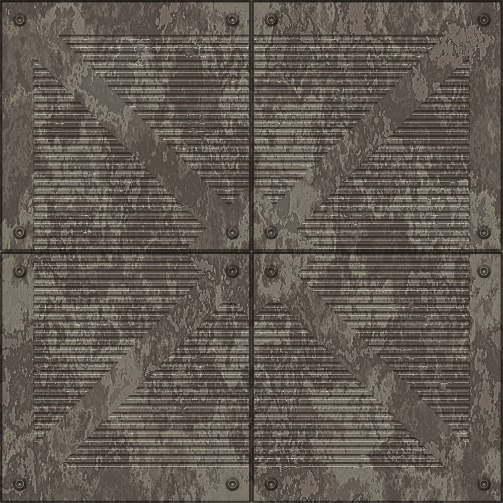 REVESTIMIENTO PVC PARA PARED MODELO METAL/MOSS - 0.25X6 MTS / Espesor: 10 MM Revestimiento Pvc Para Pared Modelo Metal/moss - 0.25x6 Mts / Espesor: 10 Mm