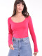 REMERA BASICA POLONIO MIX FUCSIA