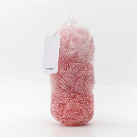 ESPONJAS DE BAÑO DE LUFA (3 PIEZAS/ROSA) ESPONJAS DE BAÑO DE LUFA (3 PIEZAS/ROSA)