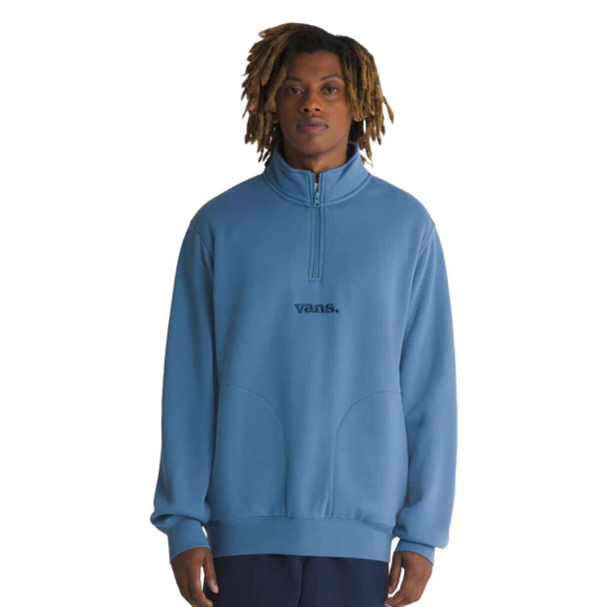 Buzo Vans Lowered Qzip - Celeste 