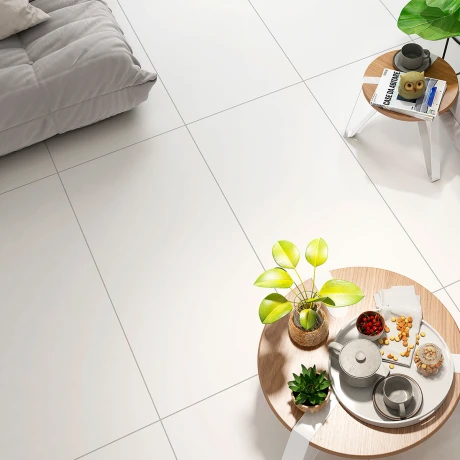 Semi Gres Para Piso De 63X120 Blanco Rectificado Lume GAMAS DE BLANCO