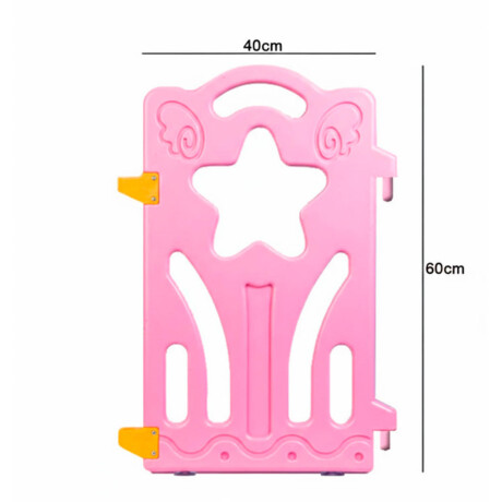 Corral Cerco X12uni Pelotero Pvc 40x60cm + Pelotas ! Rosado