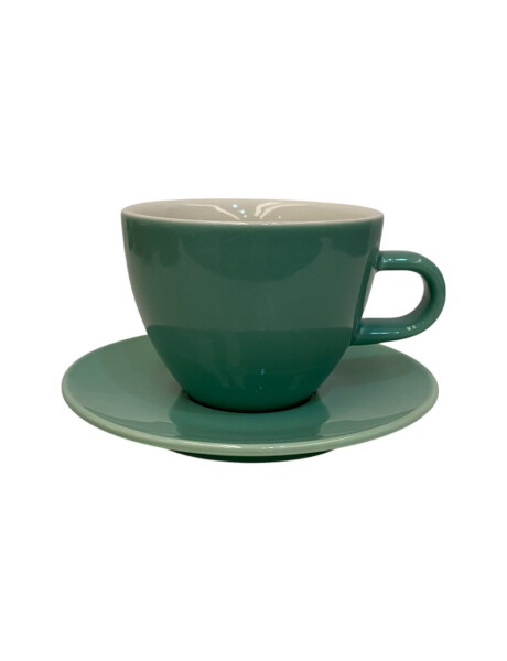 TAZA DE TE 260ML CON PLATO PORCELANA ESPECIAL VERDE AGUA SELECTA TAZA DE TE 260ML CON PLATO PORCELANA ESPECIAL VERDE AGUA SELECTA