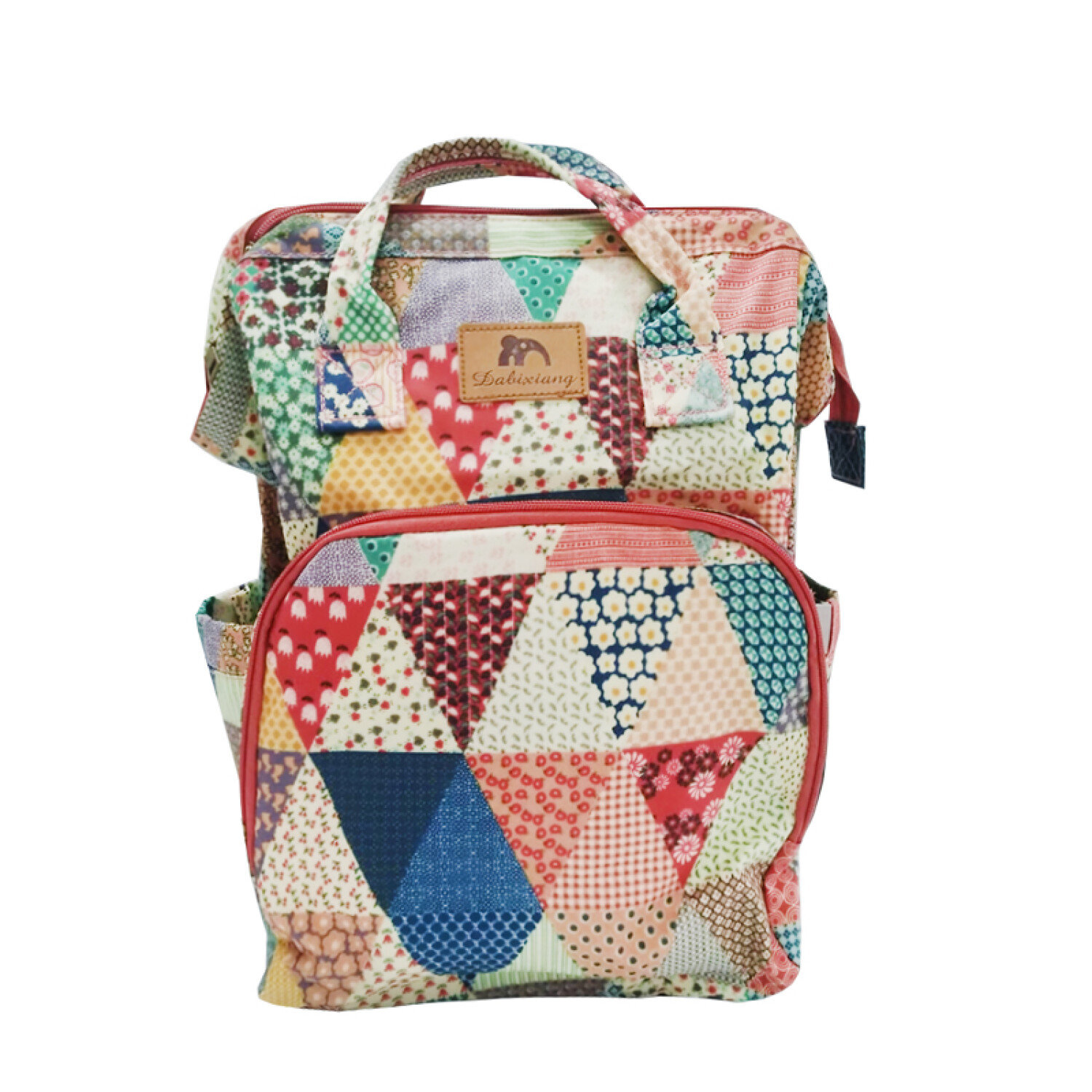 Mochila Maternal Impermeable Estampado Rosa Que Regalo