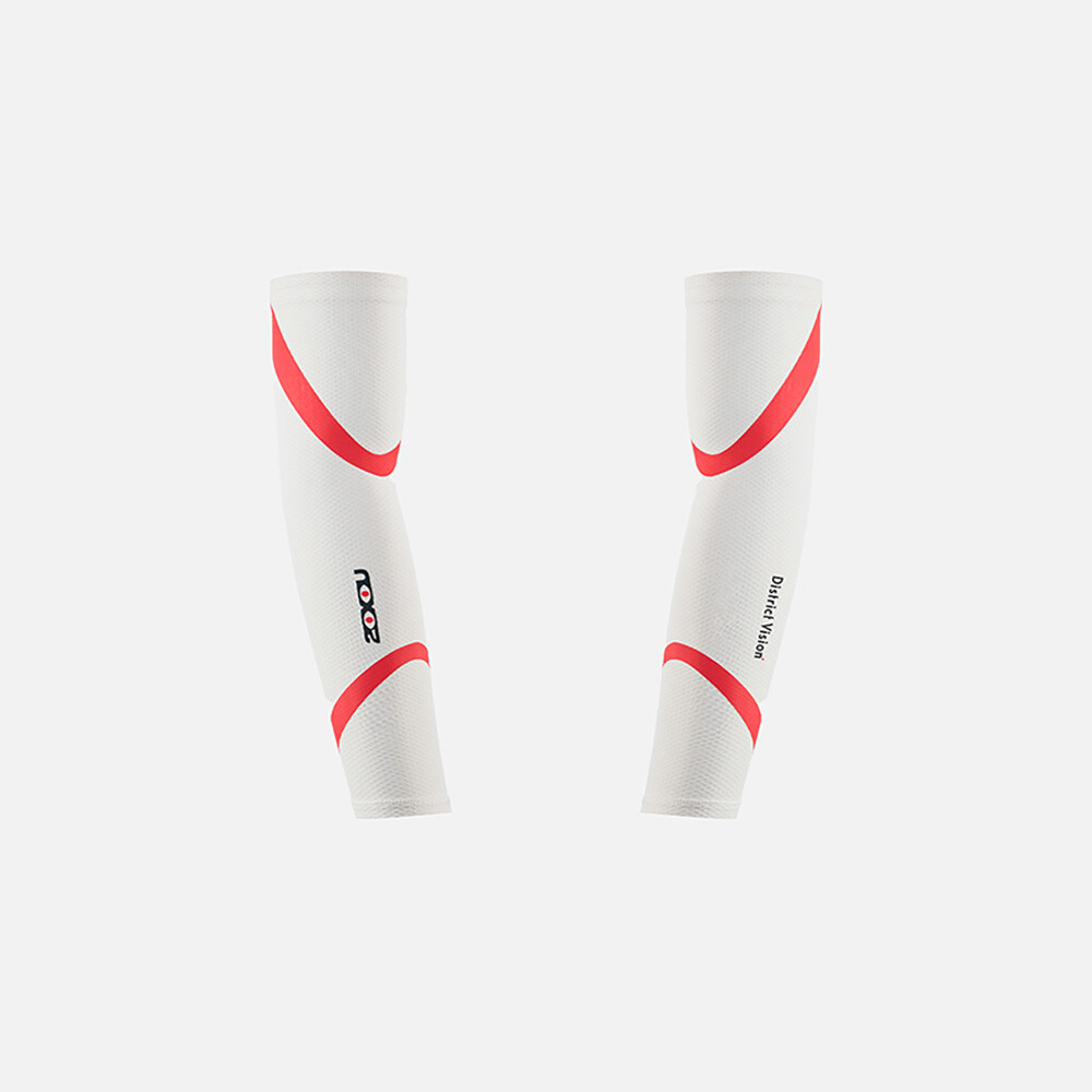 Manga de compresión Running Lightweight Desert Comp Guard Unisex White/heat Visions