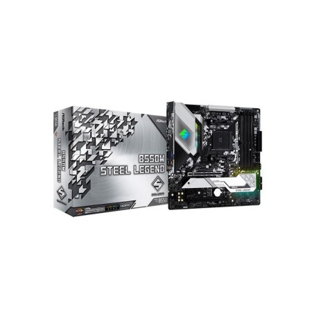 Motherboard Asrock B550M Steel Legend AM4 001