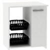 MULTIUSO COCINA NAPOLI 417 -1 Pta c/Frutero -Blanco Sin color