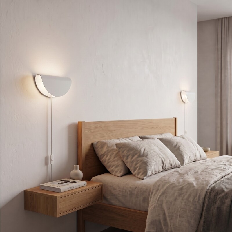 ARTEFACTO DECORATIVO DE PARED BEND Luminaria De Pared Band Blanco