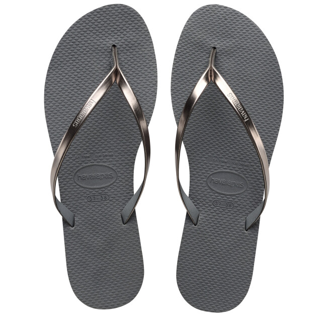 Sandalia de Mujer Havaianas You Metalic Gris - Metalizado