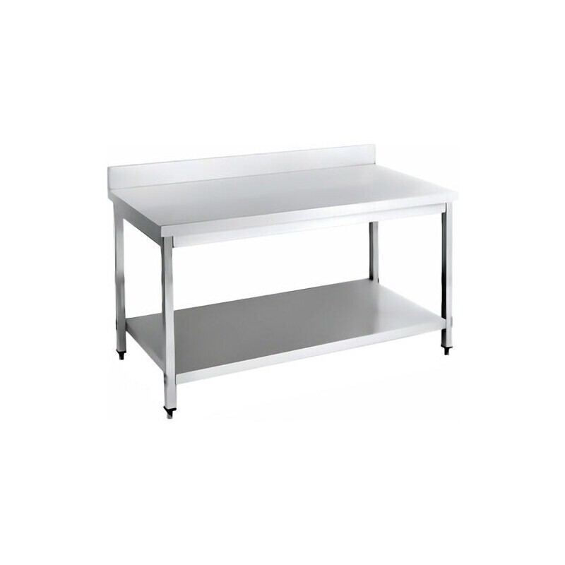 Mesa de trabajo con respaldo y estante 200 cm Tokyo Mesa de trabajo con respaldo y estante 200 cm Tokyo