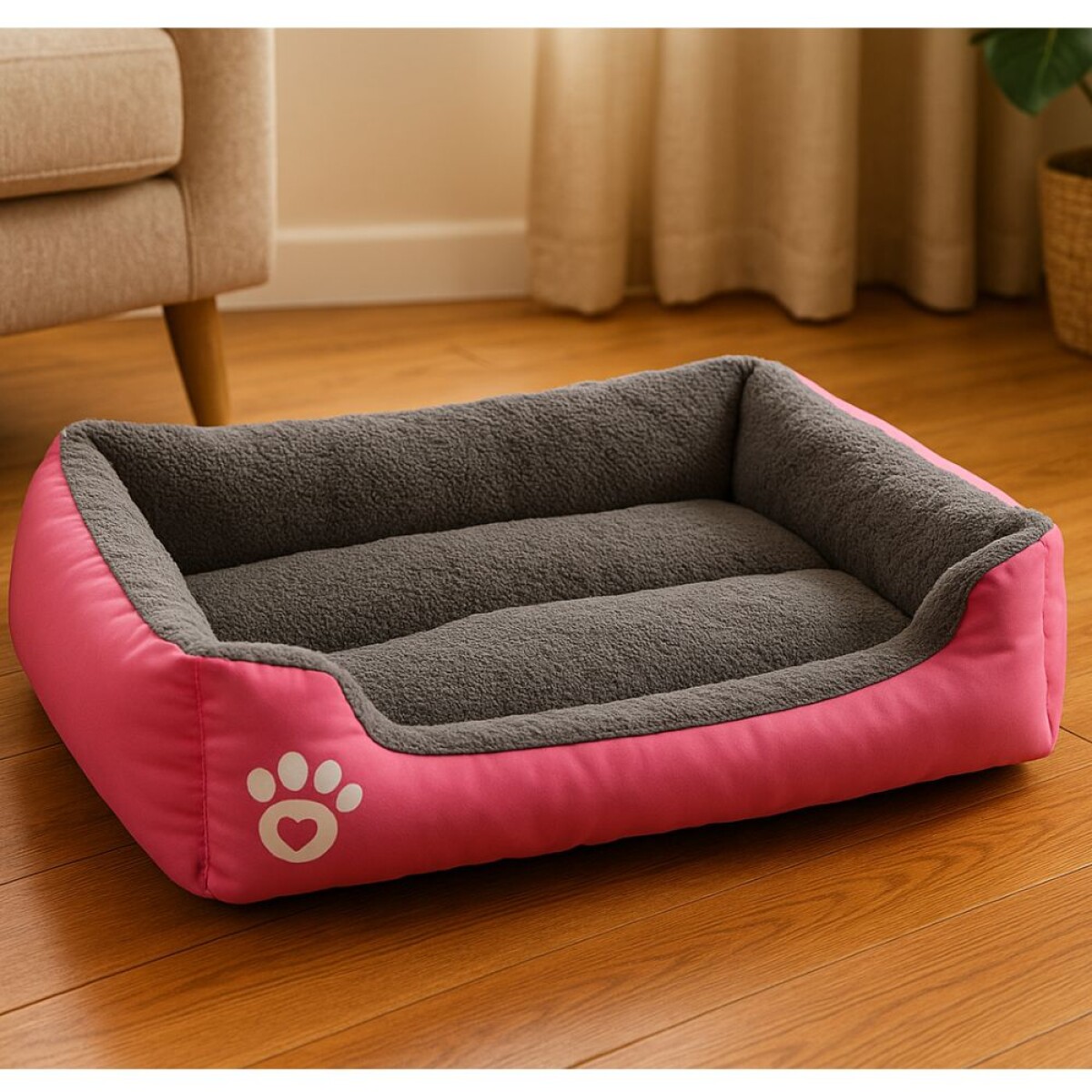 Cama Para Perro Grande Tamaño XL - Rosa 