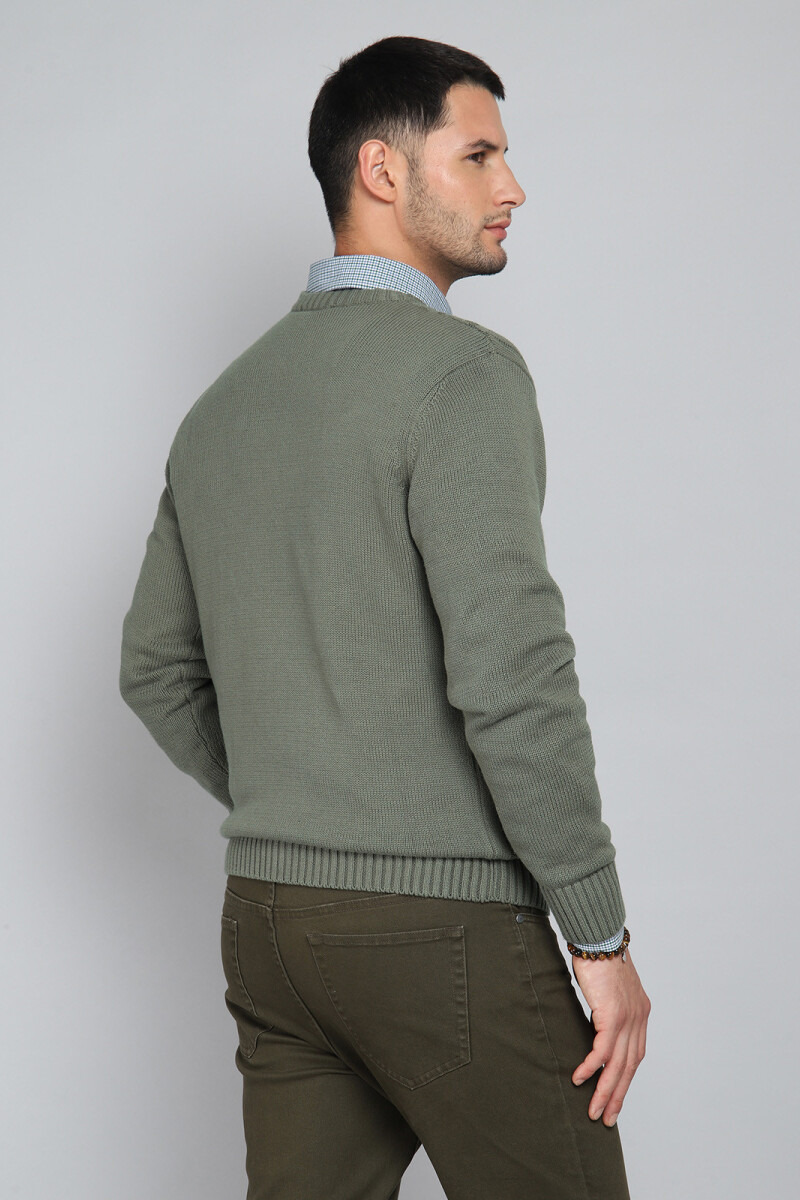 Sweater Arrow con diseño VERDE