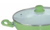 Wok 30cm c/tapa - Verde Wok 30cm c/tapa - Verde