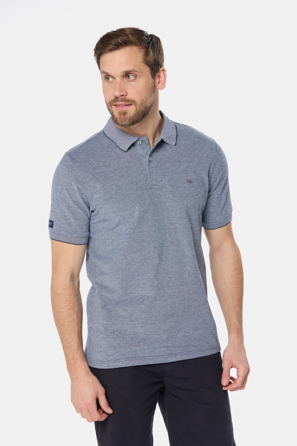 REMERA POLO LISA PIQUÉ Oxford