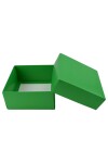 Caja eco 04 - 12x12x6 cm. VERDE BENETTON