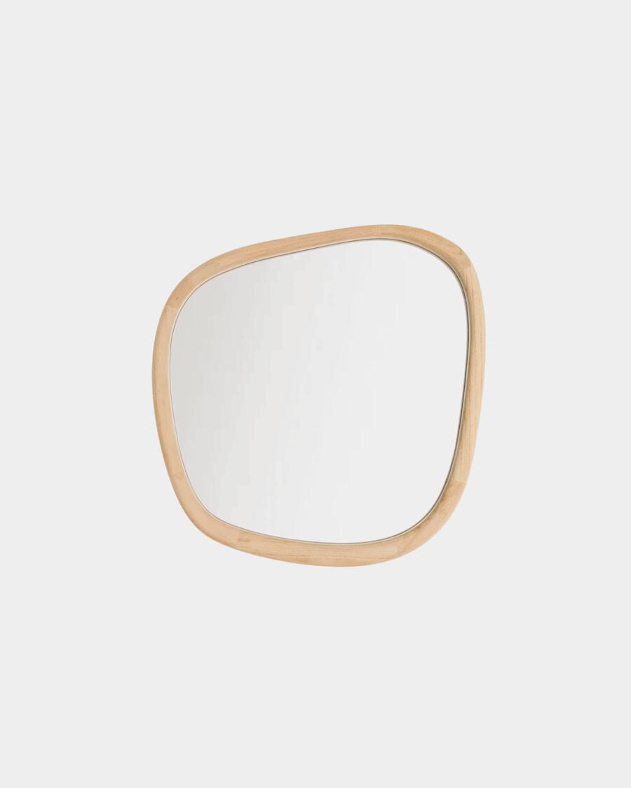 Espejo Alura de madera de teca FSC 100% 45,5 x 47 cm Espejo Alura de madera de teca FSC 100% 45,5 x 47 cm