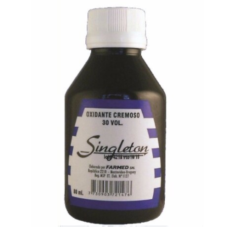 Oxidante Cremoso Singleton 30 Volumenes 80 ml Oxidante Cremoso Singleton 30 Volumenes 80 ml