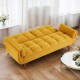 Sillon Sofa Cama 3 Cuerpos Frida Amarillo