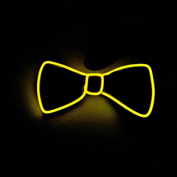 Moño Luz Led Corbata Fiesta Electronica Neon Rave Techno Moño Luz Led Corbata Fiesta Electronica Neon Rave Techno