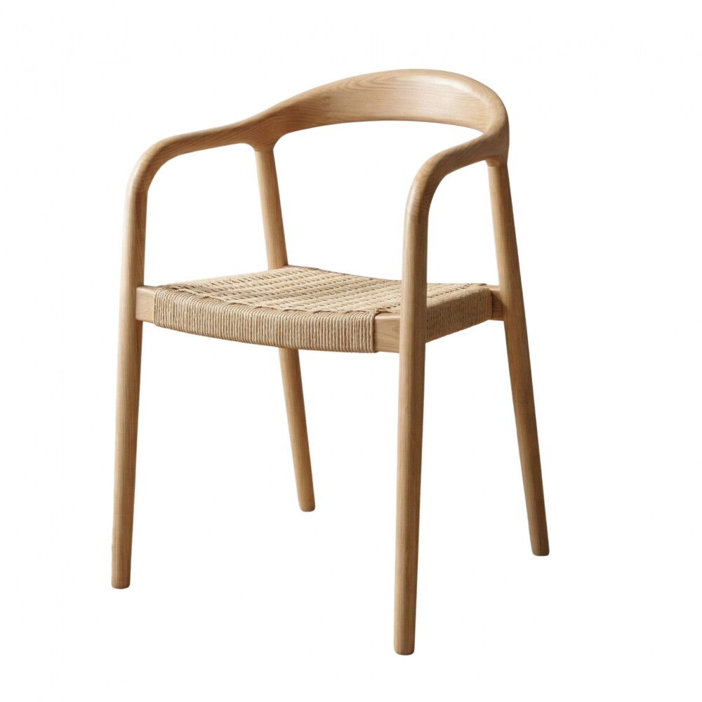 Silla de Comedor Madera natural Beige Bali - Origen Silla de Comedor Madera natural Beige Bali - Origen