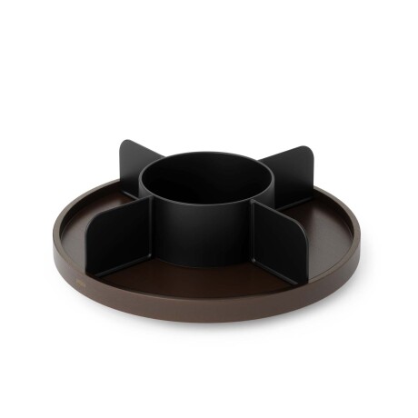 BANDEJA ORG PLASTICO-RECICLADO-Y-MADERA NEGRO BELLWOOD