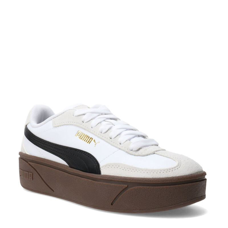 Championes de Mujer Puma Club Ii Era Platform Blanco - Marrón
