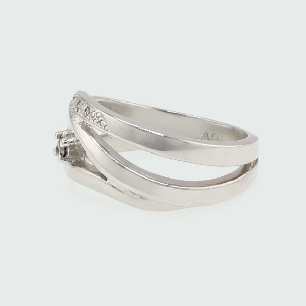 Anillo Lúmina de MOON en Plata 925 con brillante Anillo Lúmina de MOON en Plata 925 con brillante