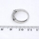 Anillo En Oro Blanco 18K, Brillantes Y Zafiros Anillo En Oro Blanco 18K, Brillantes Y Zafiros