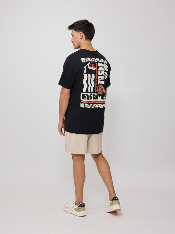 T-SHIRT BOBLU RUSTY Negro