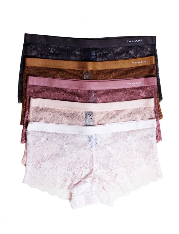 Panty Pack X 5 ROSA OSCURO